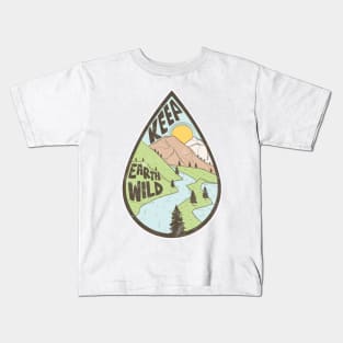 Earth Day Wild Nature Kids T-Shirt